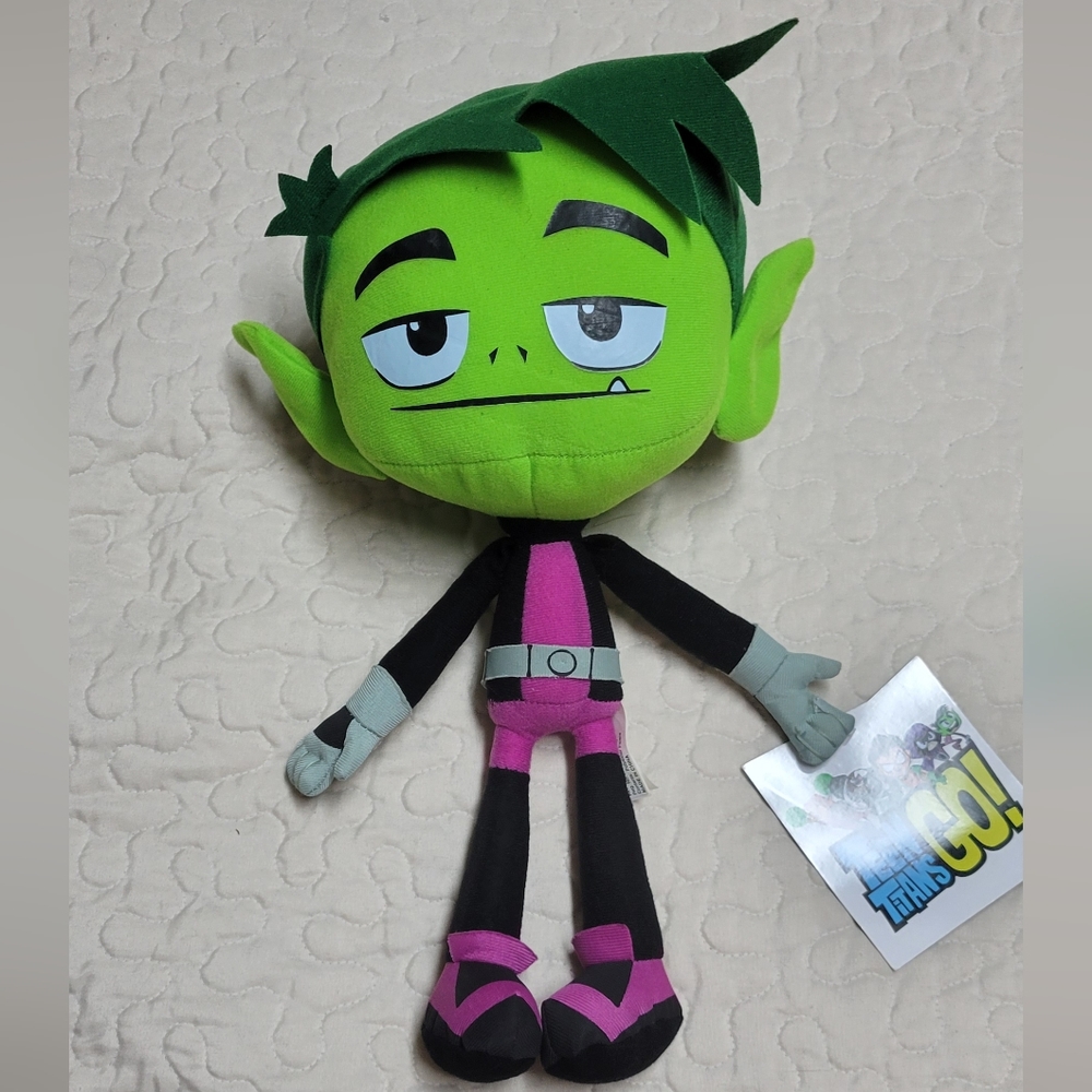 NWT TEEN TITANS BEAST BOY PLUSH DOLL